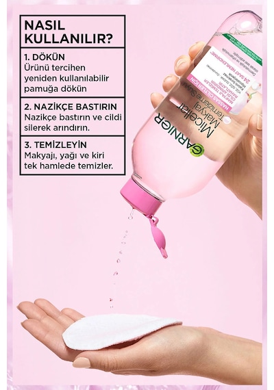 2'li Garnier 400 Ml Kusursuz Makyaj Temizleyici Micellar + Sürpriz Kutu Hediye