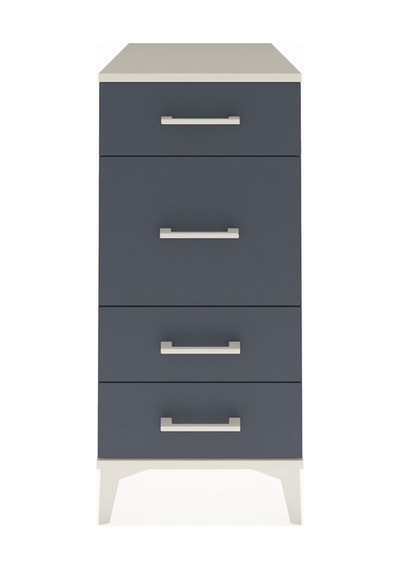 Kronos Komodin 4 Çekmeceli 44x59x96 Aytaşı-antrasit Aytaşı