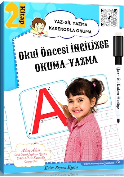 Okul Öncesi İngilizce Okuma-Yazma Eğitim Seti (2 Kitap)