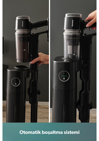 Homend Dustrider Pro 1270H Toz İstasyonlu Ergonomik Dikey Süpürge