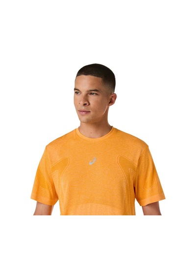 Asics Road Seamless Erkek Sarı Koşu T-shirt 2011d355-800 Sarı