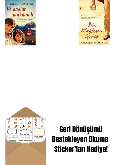 Ve Dağlar Yankılandı + Bin Muhteşem Güneş + Okuma Sticker'ları