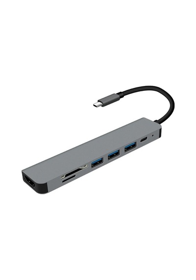 Ally 7in1 Usb 3.1 Hdmı 4k 30hz 2k 1080p Type-c Hub Adaptör Dönüştürücü- 5775