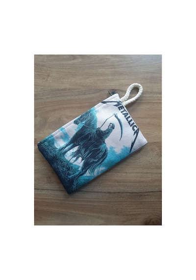 Owl Bag Metallica Horse Rider Desenli Tasarım Cüzdan Kalemlik Çanta Düzenleyici Diğer