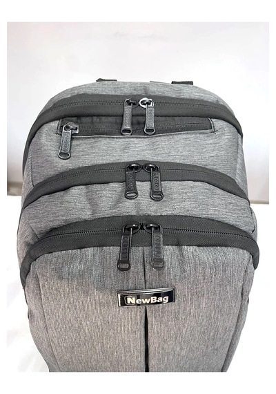 Newbag 15,6 İnç Laptop Sırt Çantası-okul Çantası Gri