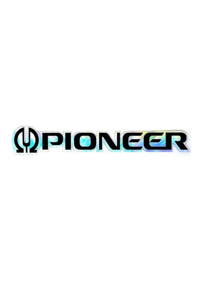 Pıoneer Hologramli Sticker - Oto Pıoneer Sticker -boyut 15x2,5 Cm 1 Adet