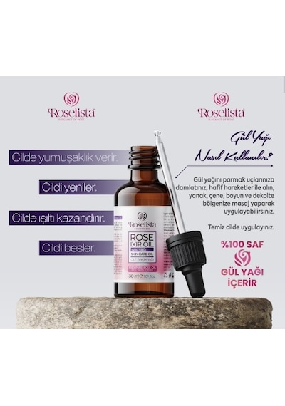 Roselista Gül İksiri Bakım Yağı 30 ML
