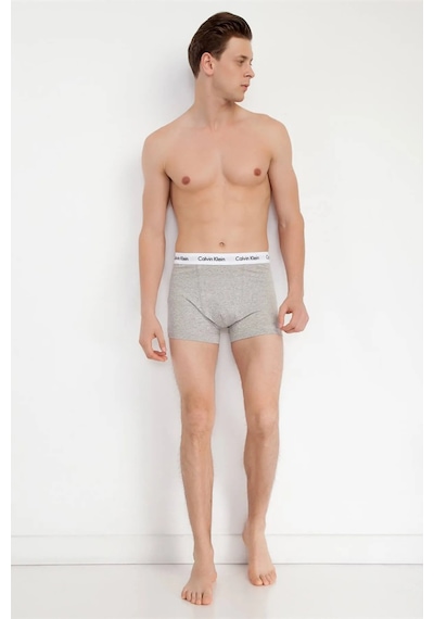 Calvin Klein Erkek 3lü Boxer - Gri Beyaz Siyah Çok Renkli