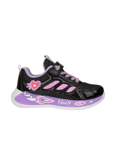 Tuğba Ortopedi 027 Kız Çocuk Rahat Sneaker Siyah/lila