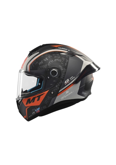 Mt Helmets Targo S B4 İvan Motosikler Kaskı Turuncu XL-