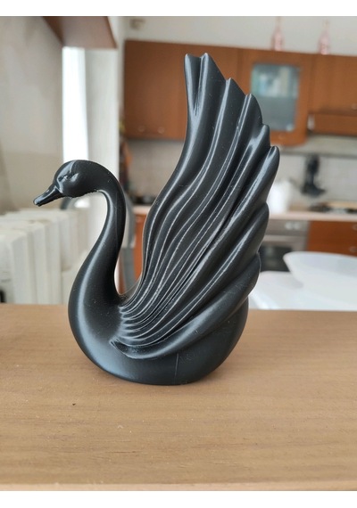Kuğu Modern Ev Aksesuarları Arasında Hediyelik Dekoratif Obje Figür 15 Cm