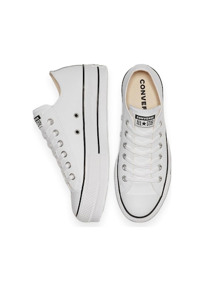 Converse Chuck Taylor All Star Leather Platform Kadın Siyah Sneaker 561680c Beyaz Converse Chuck Taylor All Star Leather Platform Kadın Siyah Sneaker 561680c Beyaz