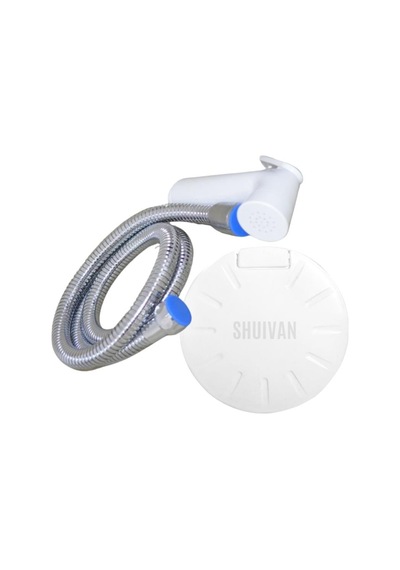 Shuıvan Dış Duş Seti 1,5m Hortumlu Başlık Ve Kapak - Beyaz Eko -1501