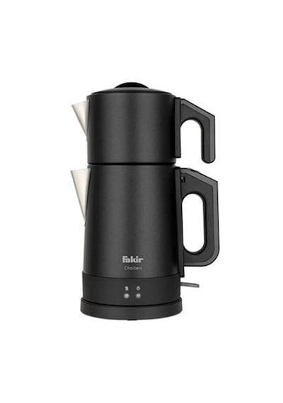 Fakir Chainox 1800 W Çelik Demlikli Antrasit Çay Makinesi