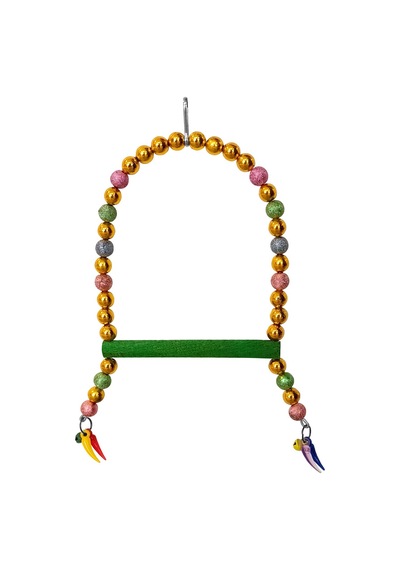 Renkli Boncuklu Ve Parlak Taşlı Kuşu Salıncağı 10-16 Cm