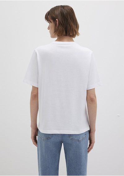 Mavi - Mavi Jeans Baskılı Beyaz Tişört 1612421-620 Beyaz