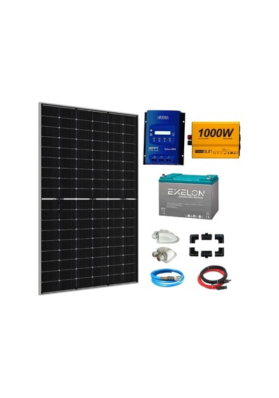 1 Kw Karavan Solar Enerji Paketi
