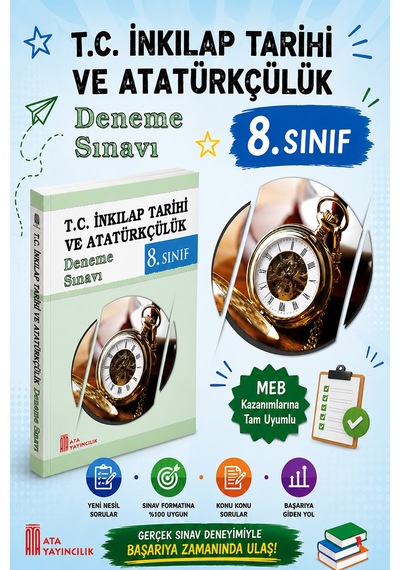 8.sınıf T.c. İnkılap Tarihi Ve Atatürkçülük Deneme Sınavı