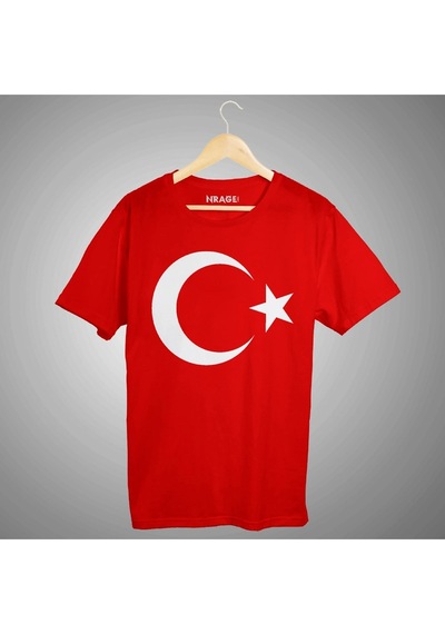 Startmore Ayyıldız Türkiye Unisex Tişört Beyaz