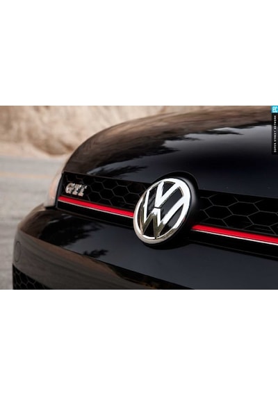 Vw Golf 7 Gti Ön Panjur Izgara Kırmızı Şeritli 2012+