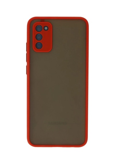 Samsung Galaxy A02s Uyumlu Kılıf Montreal Silikon Kapak - Kırmızı