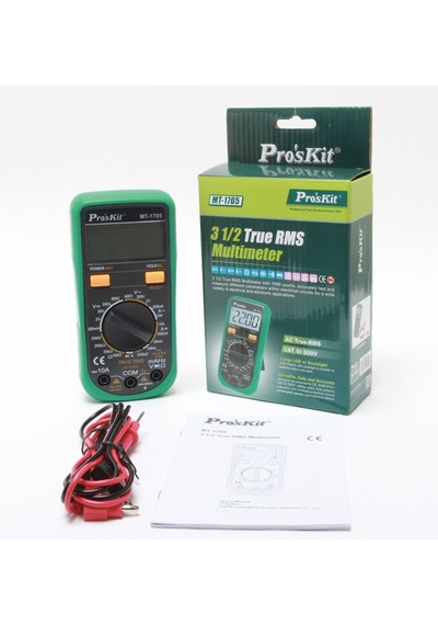 Pro'skit Mt-1705 Dijital True-rms Multimetre