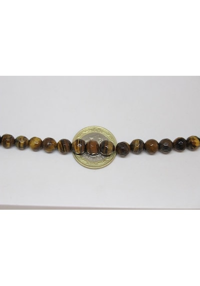 Kaplangözü Taşı Faset Kesim 8Mm/10 Adet