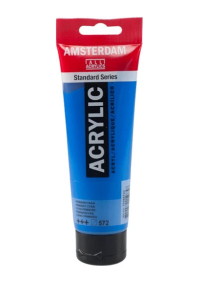 Akrılık Boya Amsterdam Prım. Cyan 120Ml. 572