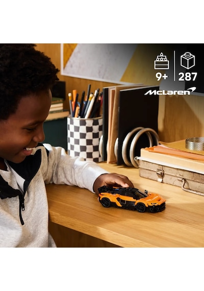 LEGO® Speed Champions McLaren W1 Gerçek Süper Araba 77257 - 9 yaş ve üzeri çocuklar için Yaratıcı Oyuncak Yapım Seti (287 Parça)