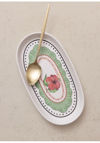 The Mia Spring Oval Servis 2li 26 Cm Çok Renkli