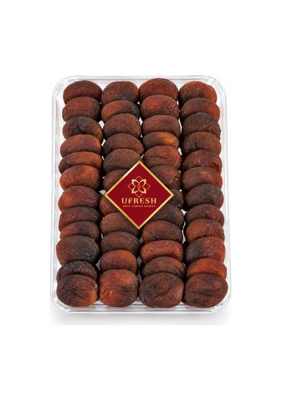 Ufresh Gün Kurusu Kayısı Şeffaf Tabak 1 KG