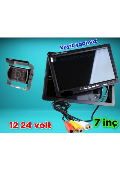 7'' Qled Ips Ekran Ve 1 Adet Metal Kasa Kamera 12 - 24 V
