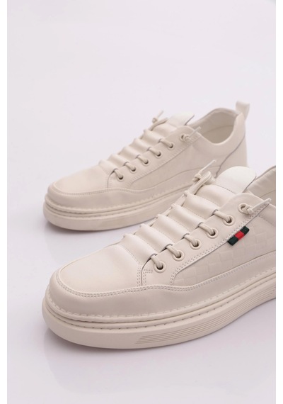 Dgn 19039-ss Erkek Casual Ayakakbı Beyaz