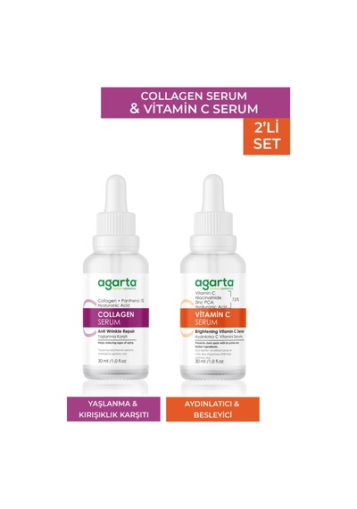 Agarta Collagen + Vitamin C Serum 2 x 30 ML