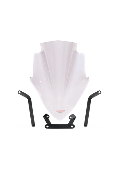 GP Kompozit Bajaj Pulsar NS 200 2011-2024 Uyumlu Ön Cam Şeffaf 47 cm