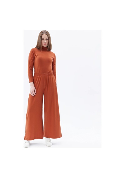 Defys Kadın Oversize Bol Paça Pantolon Tarçın - 595424376 Tarçın
