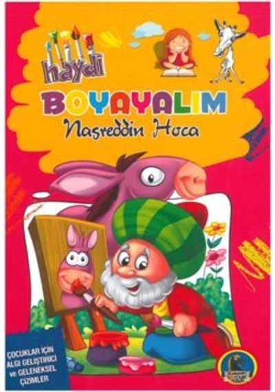 4e Boyama Kitabı Nasrettin Hoca Renkli 16 Syf Karatay 3