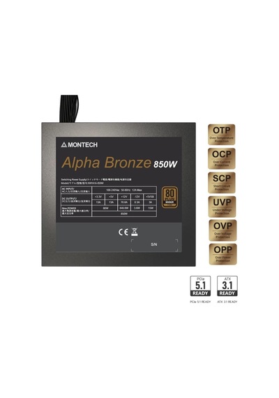 Xr Cam Panel Oyuncu Kasası Siyah + Alpha 80+ Bronze 850w Atx 3.1 Gen5.1 Psu + 6 Port Fan & Argb Kontrolcü