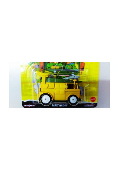 Premium Party Wagon Tmnt - Ninja Kaplumbağalar Pop Culture 2025 Mix 4 Model Araç Çok Renkli