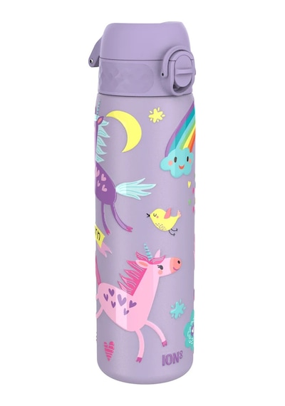 Ion8 - İnce Su Termosu - Mor Unicorn - 500 Ml - Sızdırmaz Çok Renkli