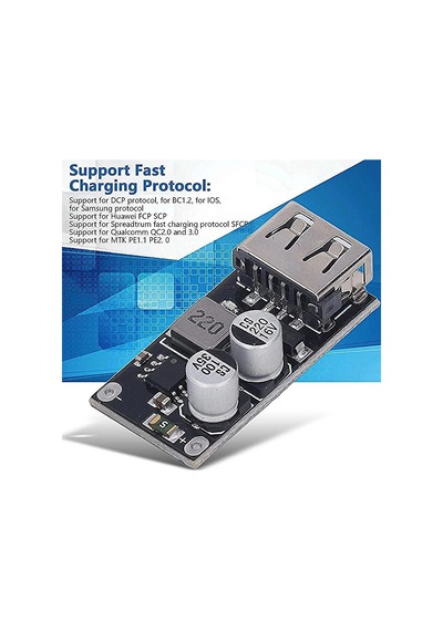 Qc2 Qc3 Hızlı Şarj Modülü Usb Soket Çıkışı 5v 3a