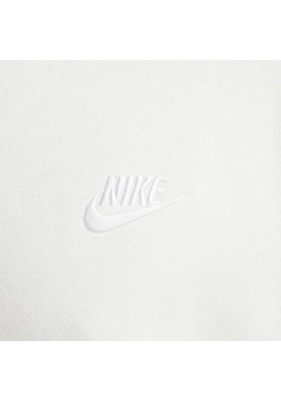 Nike Sportswear Club Fleece Kapüşonlu Erkek Beyaz Sweatshirt