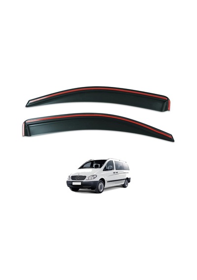 Mercedes Vito Ferrous Cam Rüzgarlığı 2 Parça 2003 Ve Üstü
