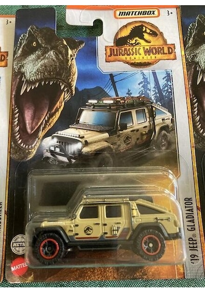 Matchbox 1:64 Jurassic World Tekli Araçlar 19 JEEP GLADIATOR HBG96