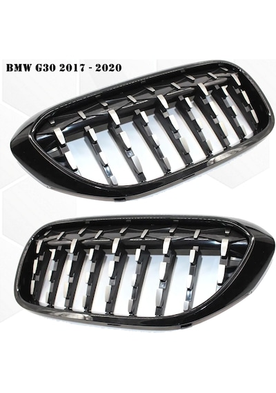 Bmw G30 5 Serisi Diamond Ön Panjur Izgara Böbrek 2017-2020 Arası