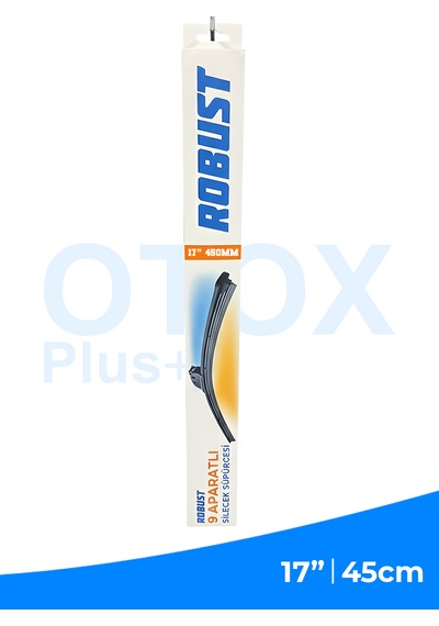 45 Cm 17 450mm Universal Oto Sileceği 9 Aparatlı Sessiz Çalışma İz Bırakmaz Premium Kalite