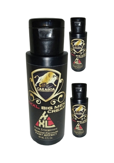 Caraboa Xxxlcream For Men 3 Adet 60 Ml Erkekler Için Büyütücükalınlaştırıcı Krem 60 Ml