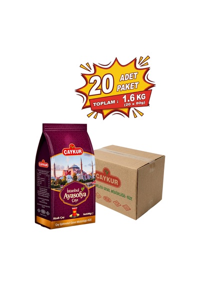 Elekaltı İstanbul Ayasofya Çayı 80 Gr. Yirmili Paket
