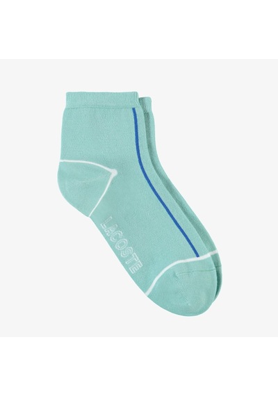 Lacoste Ankle Length Cotton Sport Socks Örme Logo Tekli Bilek Boyu Çorap Unisex Yeşil