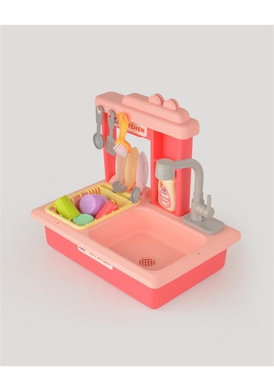 Pembe İnteraktif Lavabo Seti
